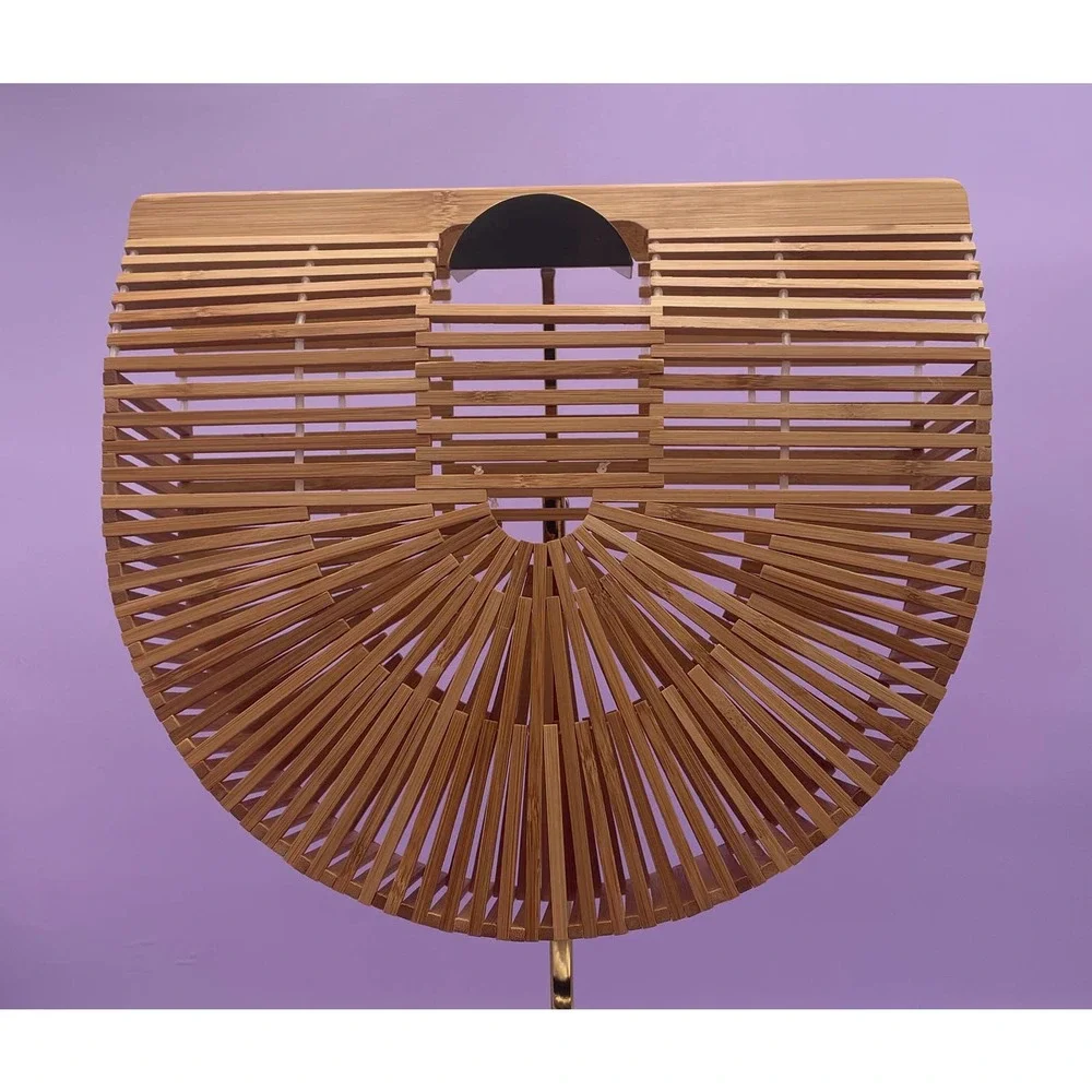 Cult Gaia Bamboo Satchel in Tan - Picture 2 of 4